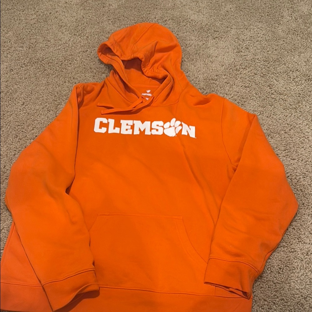 clemson paw print hoodie